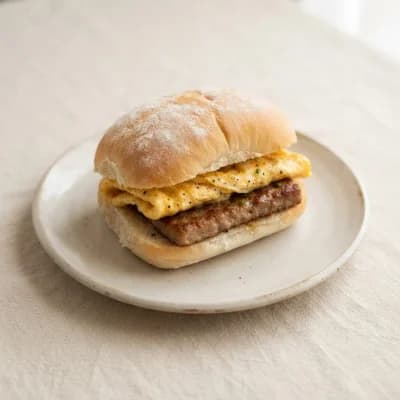 Greggs Lorne Sausage & Omelette Breakfast Roll