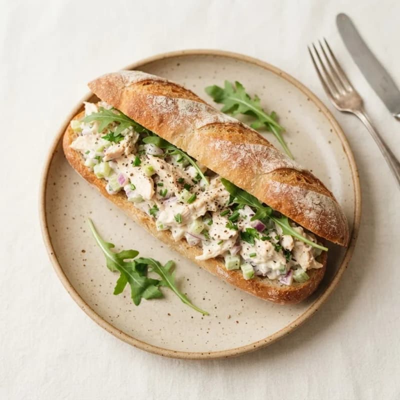 Greggs Roast Chicken Mayonnaise Baguette