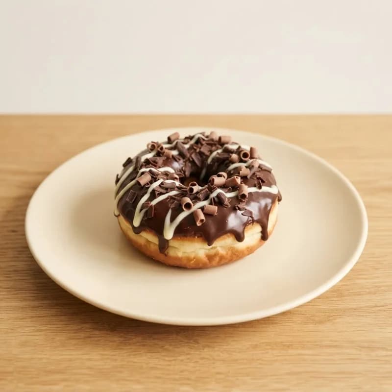 Greggs Triple Chocolate Doughnut